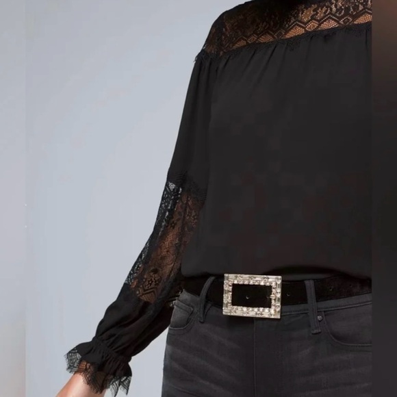 WHBM CRYSTAL BUCKLE BELT White House Black Market | Accessories | Whbm Crystal Snap  main image 2